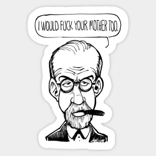 Psychoanalysis explained Sticker